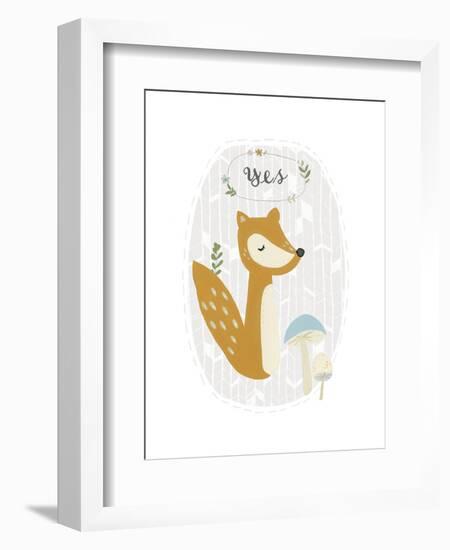 Quirky Forest II-June Vess-Framed Art Print