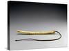 Quirt, Engraved Elk Antler, Crow Nation, C.1840 (Bone) (See also 434926)-American-Stretched Canvas