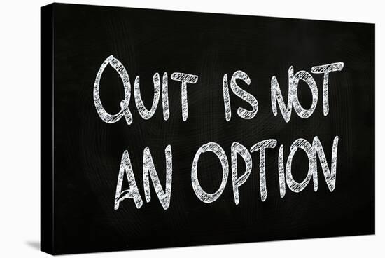 Quit is Not an Option-airdone-Stretched Canvas