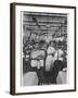 Quite Young Lancashire Mill Girls-null-Framed Photographic Print