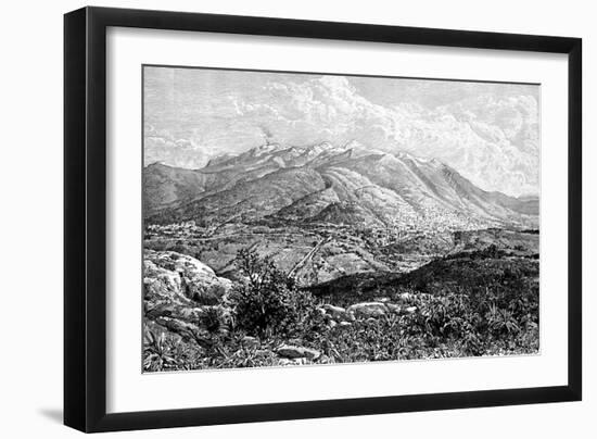 Quito and Mount Pichincha, Ecuador, 1895-null-Framed Giclee Print