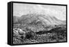 Quito and Mount Pichincha, Ecuador, 1895-null-Framed Stretched Canvas