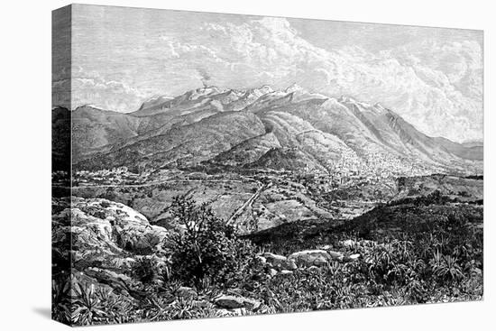 Quito and Mount Pichincha, Ecuador, 1895-null-Stretched Canvas