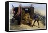 Quixote and Lion-Edmond Morin-Framed Stretched Canvas