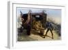 Quixote and Lion-Edmond Morin-Framed Art Print