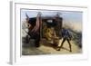 Quixote and Lion-Edmond Morin-Framed Art Print