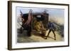 Quixote and Lion-Edmond Morin-Framed Art Print