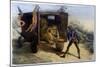 Quixote and Lion-Edmond Morin-Mounted Art Print