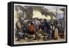 Quixote at Village-Edmond Morin-Framed Stretched Canvas