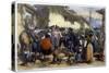 Quixote at Village-Edmond Morin-Stretched Canvas