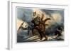 Quixote - Flying Horse-Edmond Morin-Framed Art Print