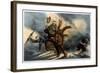 Quixote - Flying Horse-Edmond Morin-Framed Art Print