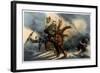 Quixote - Flying Horse-Edmond Morin-Framed Art Print