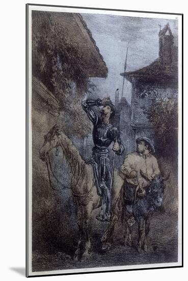 Quixote Seeks Dulcinea-Edmond Morin-Mounted Art Print