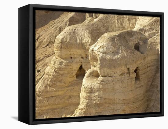 Qumran Caves, Israel, Middle East-Michael DeFreitas-Framed Stretched Canvas