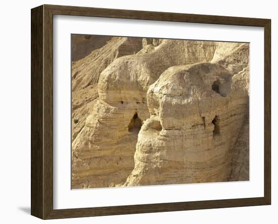 Qumran Caves, Israel, Middle East-Michael DeFreitas-Framed Photographic Print