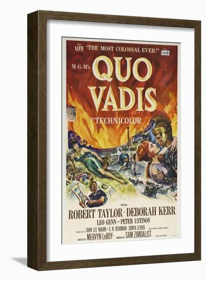 Quo Vadis, 1951, Directed by Mervyn Leroy-null-Framed Giclee Print