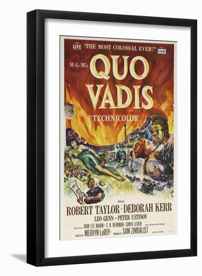 Quo Vadis, 1951, Directed by Mervyn Leroy-null-Framed Giclee Print