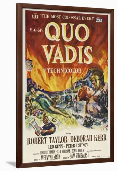 Quo Vadis, 1951, Directed by Mervyn Leroy-null-Framed Giclee Print