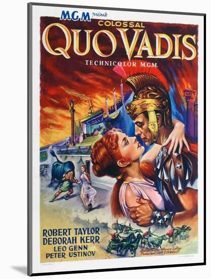 Quo Vadis, Deborah Kerr, Robert Taylor, 1951-null-Mounted Art Print