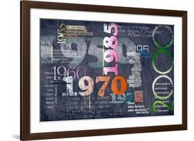 Quotation Timeline-null-Framed Art Print