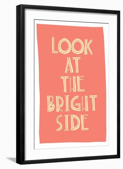 Quote, Inspirational Poster, Typographical Design-Vanzyst-Framed Art Print