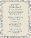 Desiderata Floral Frame Beige-Quote Master-Art Print