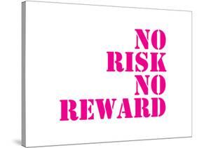 Quote No Risk-Dash of Summer-Stretched Canvas