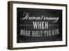 Quote Typographical Background, Vector Design. It Wasnt Raining When Noah Built the Ark-Ozerina Anna-Framed Art Print