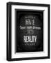 Quote Typographical Design. "Make Your Own Dream Into Reality"-Ozerina Anna-Framed Art Print