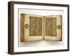 Qur'an Manuscript in Maghribi Script-null-Framed Giclee Print