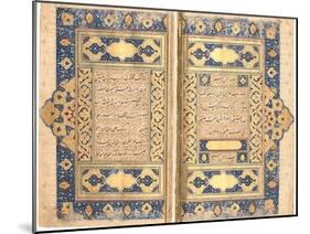 Qur'An, Probably Tabriz, C.1540-50-Mir Hussein Al-Sahavi Al-Tabrizi-Mounted Giclee Print