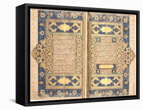 Qur'An, Probably Tabriz, C.1540-50-Mir Hussein Al-Sahavi Al-Tabrizi-Framed Stretched Canvas