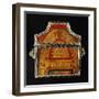 Quran-Holder in Silver, Coral, Wood and Leather, Morocco-null-Framed Giclee Print