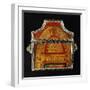 Quran-Holder in Silver, Coral, Wood and Leather, Morocco-null-Framed Giclee Print