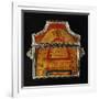 Quran-Holder in Silver, Coral, Wood and Leather, Morocco-null-Framed Giclee Print