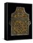Quran-Holder in Silver, Coral, Wood and Leather, Morocco-null-Framed Stretched Canvas
