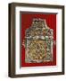 Quran-Holder in Silver, Coral, Wood and Leather, Morocco-null-Framed Giclee Print