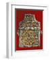 Quran-Holder in Silver, Coral, Wood and Leather, Morocco-null-Framed Giclee Print