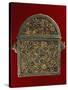 Quran-Holder in Silver, Coral, Wood and Leather, Morocco-null-Stretched Canvas