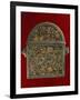 Quran-Holder in Silver, Coral, Wood and Leather, Morocco-null-Framed Giclee Print