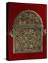 Quran-Holder in Silver, Coral, Wood and Leather, Morocco-null-Stretched Canvas