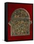 Quran-Holder in Silver, Coral, Wood and Leather, Morocco-null-Framed Stretched Canvas