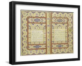 Quran Persia, Zand, AD 1774-1775-null-Framed Giclee Print
