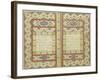 Quran Persia, Zand, AD 1774-1775-null-Framed Giclee Print