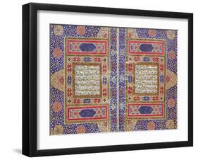 Quran Qajar, AD 1812-1813 Manuscript-null-Framed Giclee Print