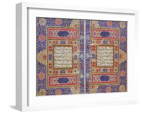 Quran Qajar, AD 1812-1813 Manuscript-null-Framed Giclee Print