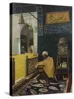 Quran Reciting-Osman Hamdi Bey-Stretched Canvas