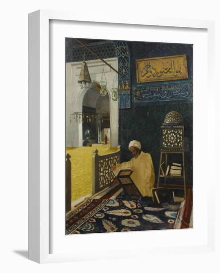 Quran Reciting-Osman Hamdi Bey-Framed Giclee Print