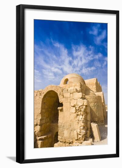 Qusayr Amra or Quseir Amra, Hummayad Hunting Pavilion, Jordan.-Nico Tondini-Framed Photographic Print